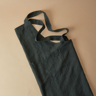 Cross Back Linen Apron