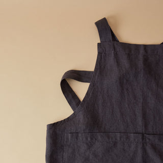 Cross Back Linen Apron