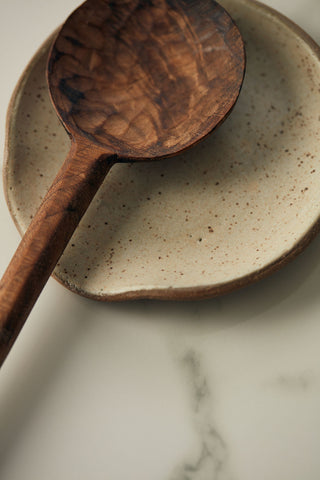 Speckled Stoneware Spoon Rest