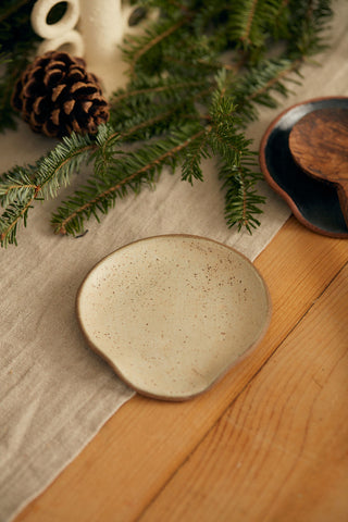 Speckled Stoneware Spoon Rest