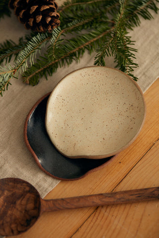 Stoneware Spoon Rest