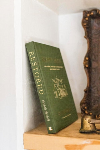 Restored Book + Concrete Candle (Bundle)